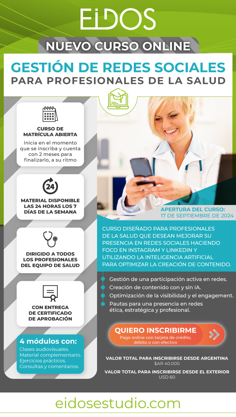 CURSO ONLINE: REDES SOCIALES PARA PROFESIONALES DE LA SALUD