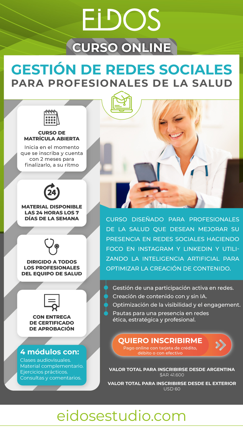 CURSO ONLINE: REDES SOCIALES PARA PROFESIONALES DE LA SALUD
