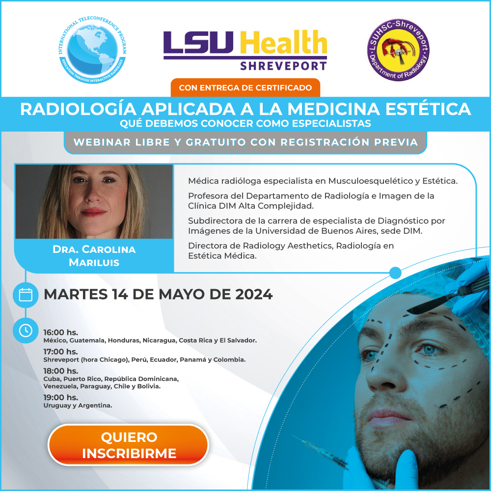Webinar sobre Radiología aplicada a la Medicina Estética