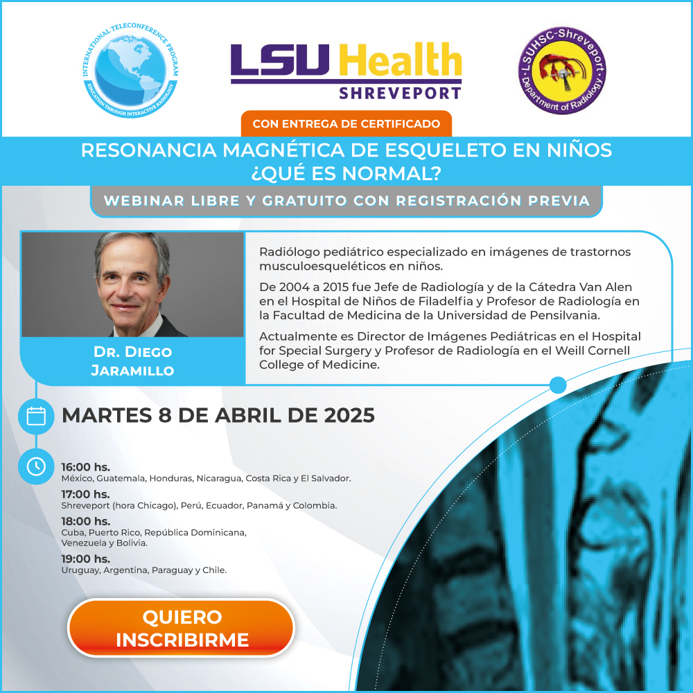 Webinar sobre RM de esqueleto ¿qué es normal?