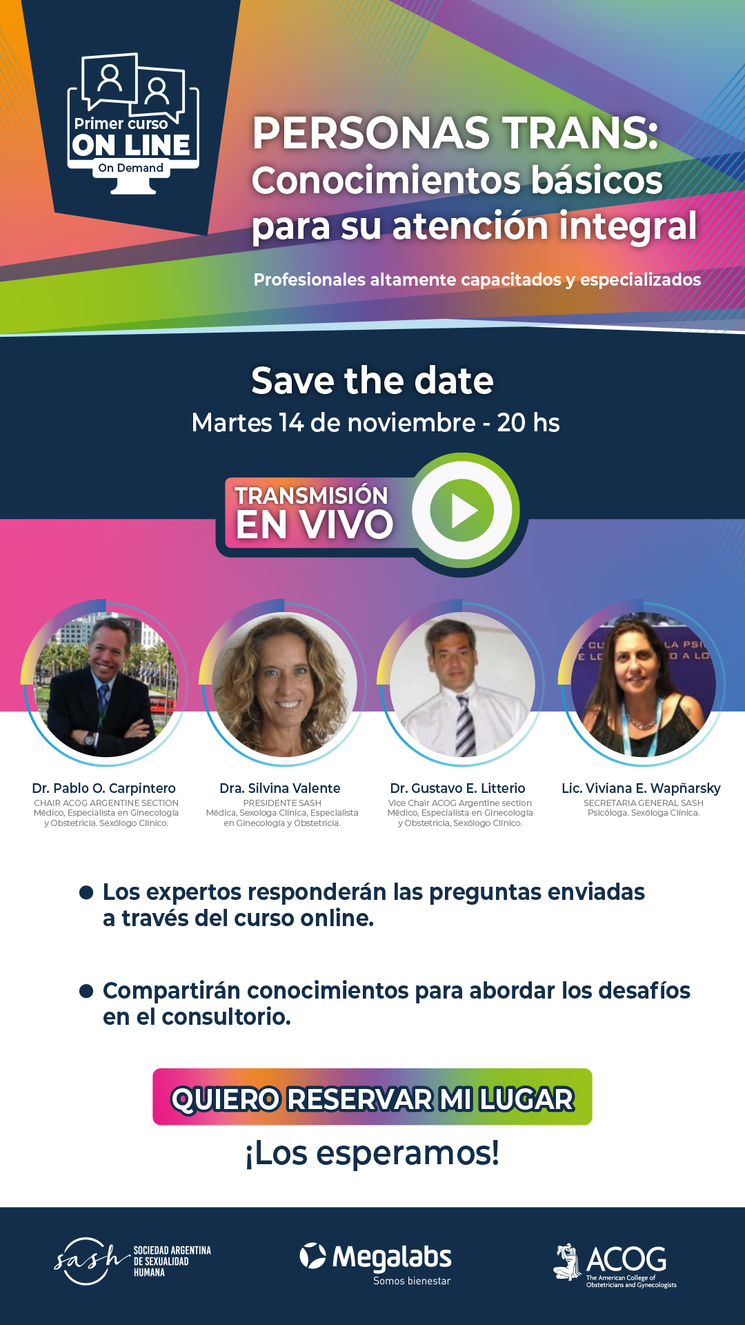 PERSONAS TRANS: CONOCIMIENTOS BÁSICOS PARA SU ATENCIÓN INTEGRAL
