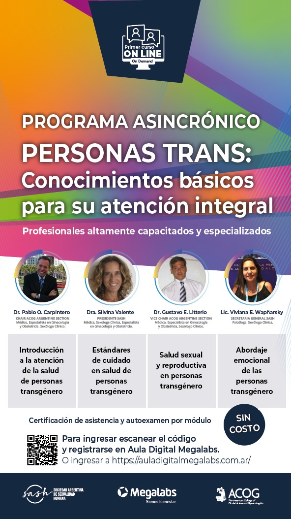 PERSONAS TRANS: CONOCIMIENTOS BÁSICOS PARA SU ATENCIÓN INTEGRAL