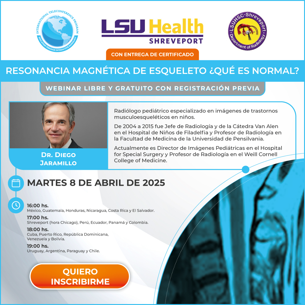 Webinar sobre RM de esqueleto ¿qué es normal?